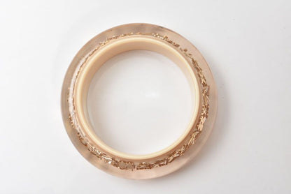 Louis Vuitton Bangle Bracelet Ankle John GM Beige Gold — view 5