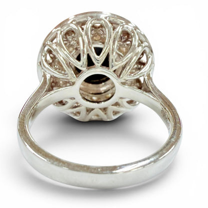 Tiffany & Co Ziegfeld Collection Ring 925 Onyx Fresh Water Pearl — view 4