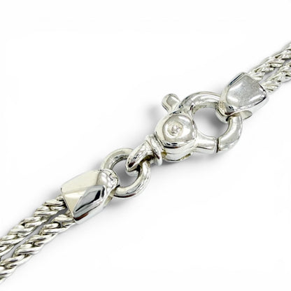 Tiffany & Co Double Rope Heart 925 Choker Necklace Silver — view 6