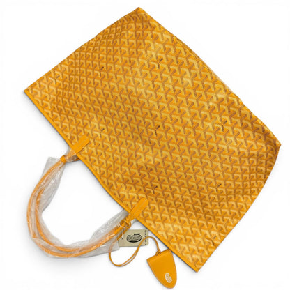 Goyard Saint Louis GM Processed Clip Universal Tote Bag Yellow — view 6