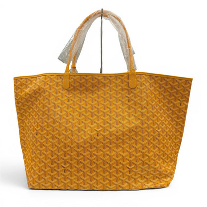 Goyard Saint Louis GM Processed Clip Universal Tote Bag Yellow — view 3
