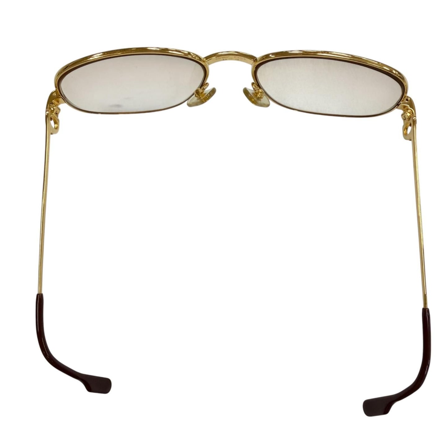 Cartier Vintage Trinity Gradient Lens Eyewear Sunglasses Gold Bordeaux — view 6