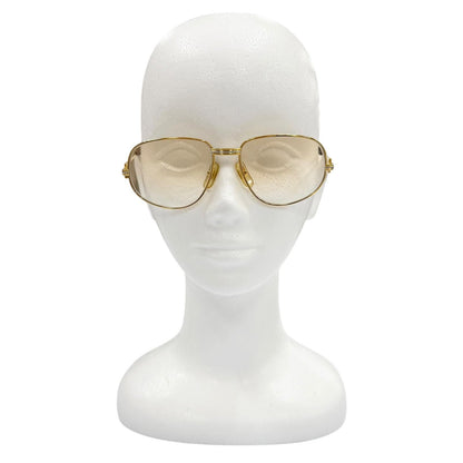 Cartier Vintage Trinity Gradient Lens Eyewear Sunglasses Gold Bordeaux — view 3
