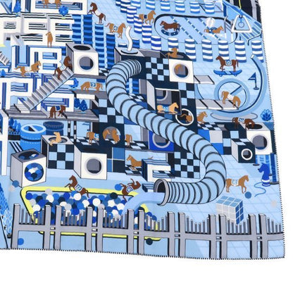Hermes Carre Geant Cashmere Silk Scarf — view 5