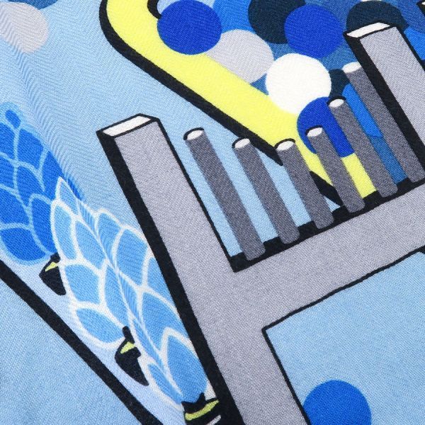 Hermes Carre Geant Cashmere Silk Scarf — view 6