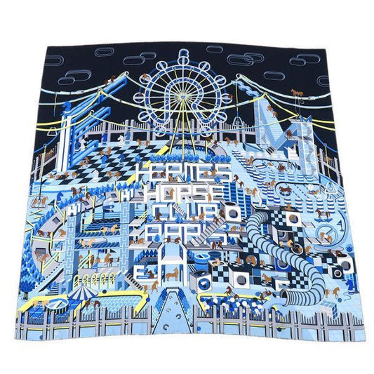 Hermes Carre Geant Cashmere Silk Scarf