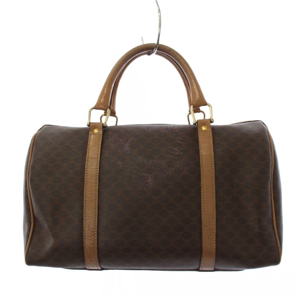 Celine Macadam Pattern Boston Bag Brown KH — view 2