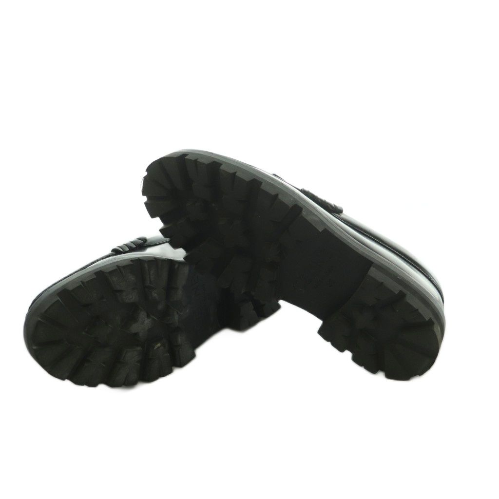 Celine With Triomphe Chain Margaret Loafers Leather Black 38 — view 6