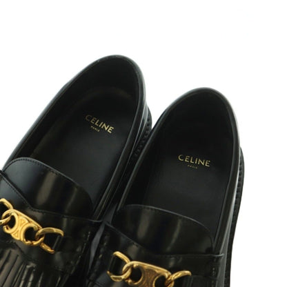 Celine With Triomphe Chain Margaret Loafers Leather Black 38 — view 4