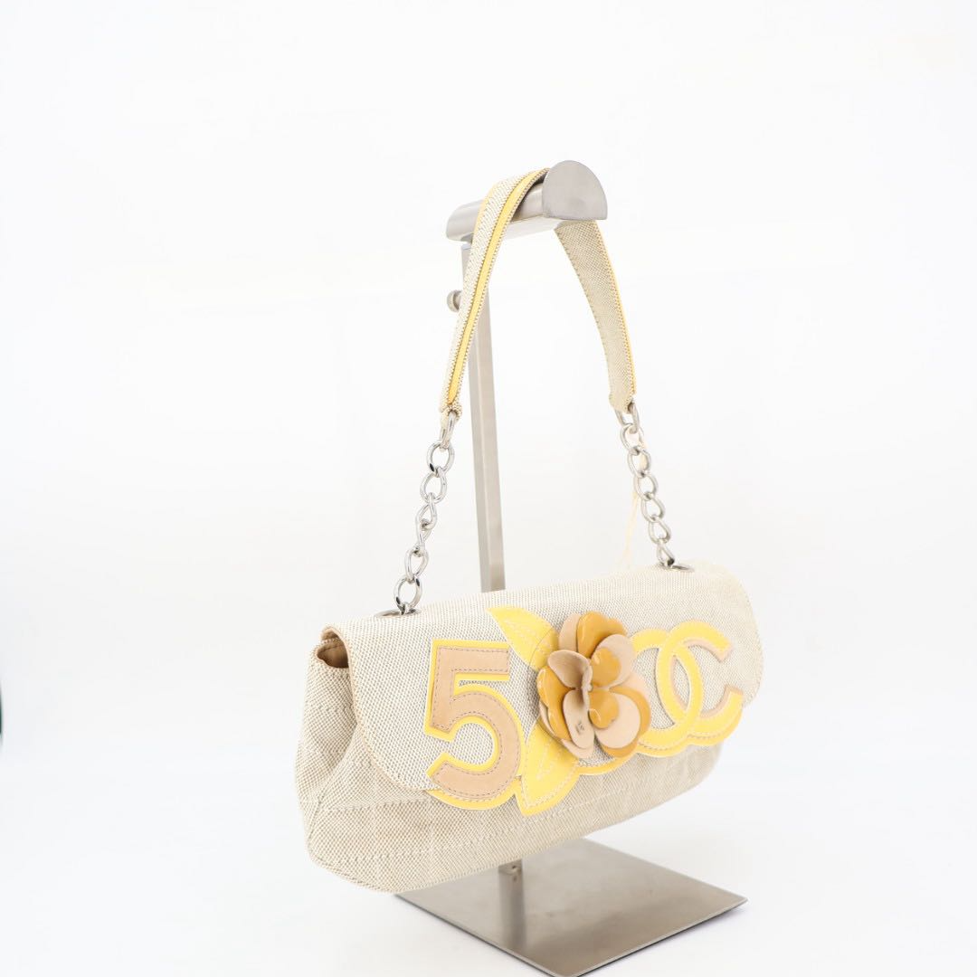 Chanel Choco Bar Camellia Handbag