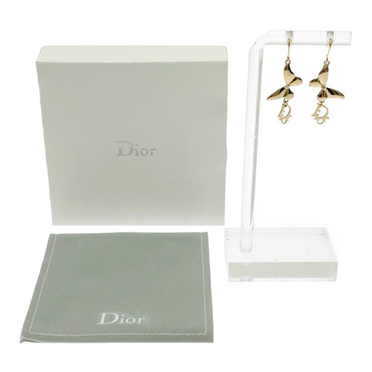 Dior Swing Butterfly Earrings Gold