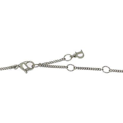 Dior Plated D Logo Belt Necklace Silver — view 7