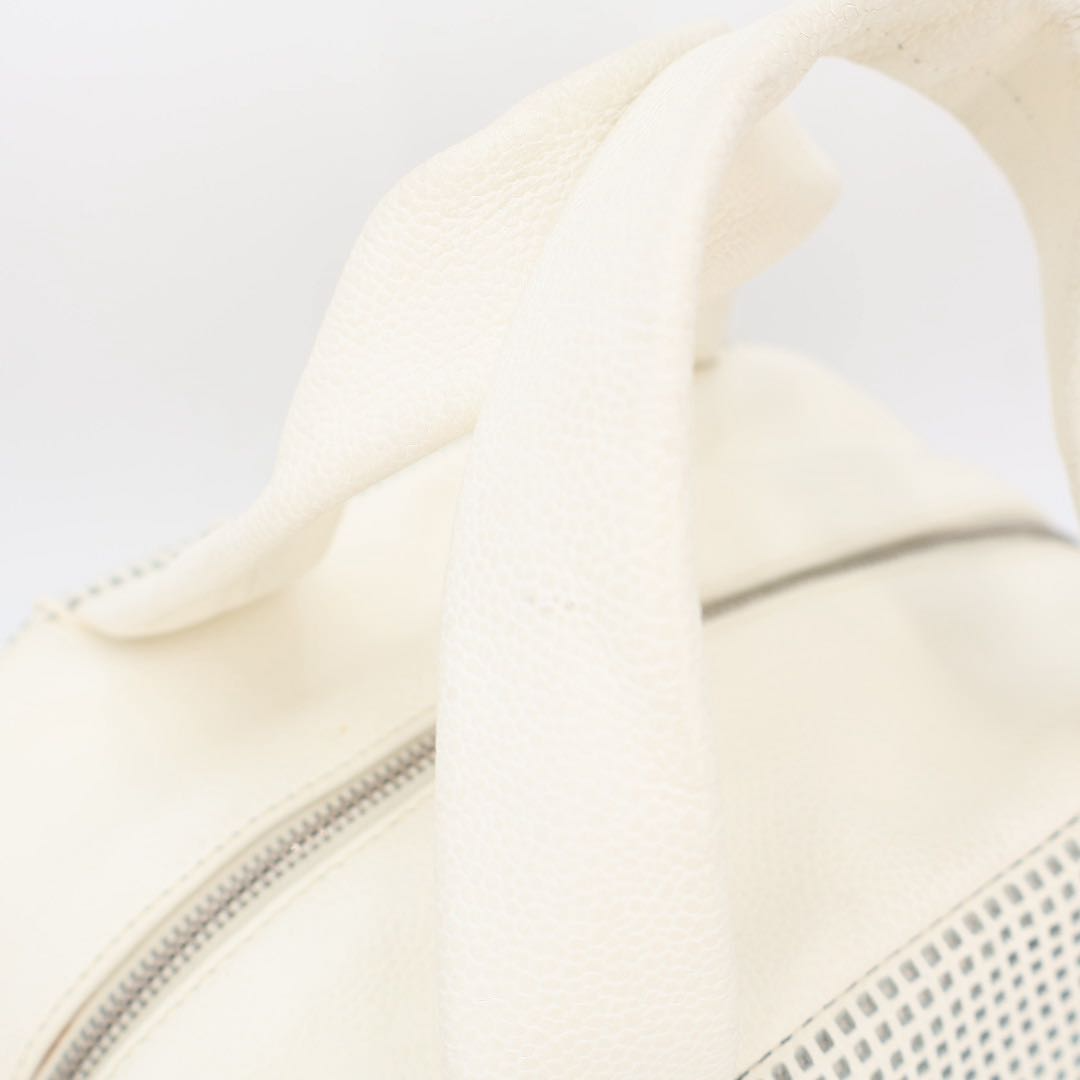 Chanel Perforated Handbag White Mini — view 2