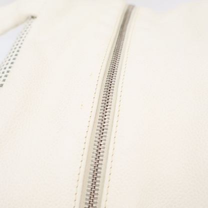 Chanel Perforated Handbag White Mini — view 6