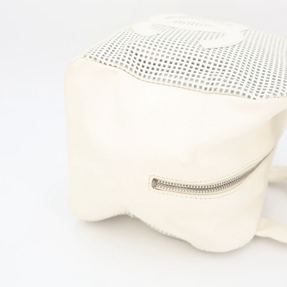 Chanel Perforated Handbag White Mini — view 7