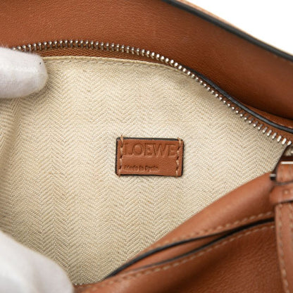 Loewe Puzzle Mini 2-Way Shoulder Bag Brown Leather — view 5
