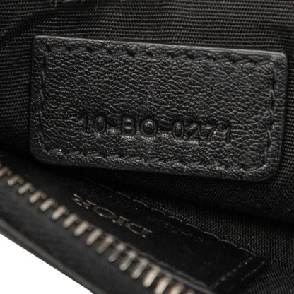 Dior Oblique Zip Card Holder Coin Case Fragment Beige Navy Jacquard — view 6