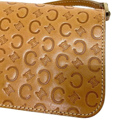 Celine Shoulder Bag Beige C Macadam Leather 1 Flap Pouch — view 8