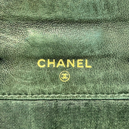 Chanel CC Logo Bifold Wallet Caviar Leather — view 4