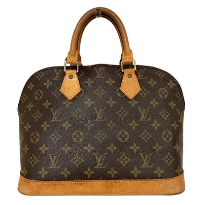 Louis Vuitton Alma Monogram Handbag Leather Canvas — view 2