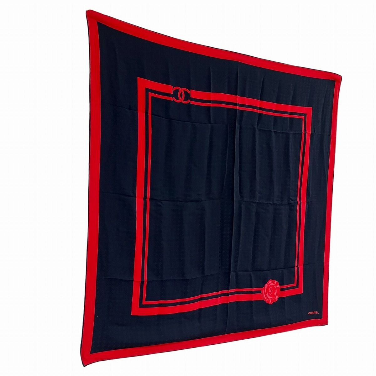 Chanel Camellia Scarf Silk — view 5