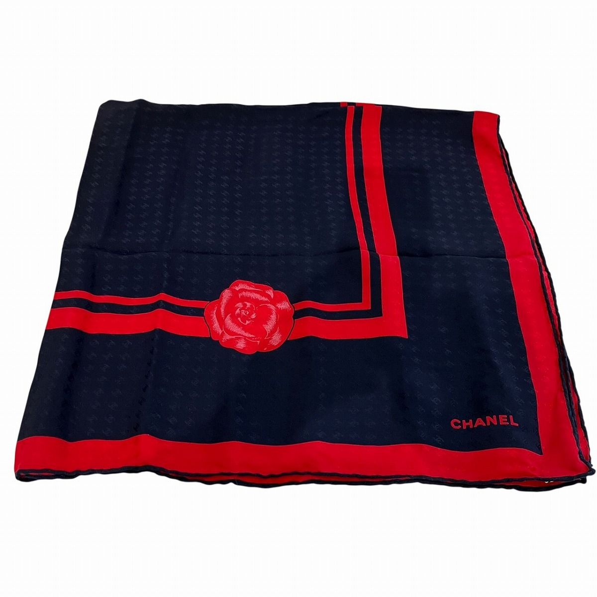 Chanel Camellia Scarf Silk — view 6