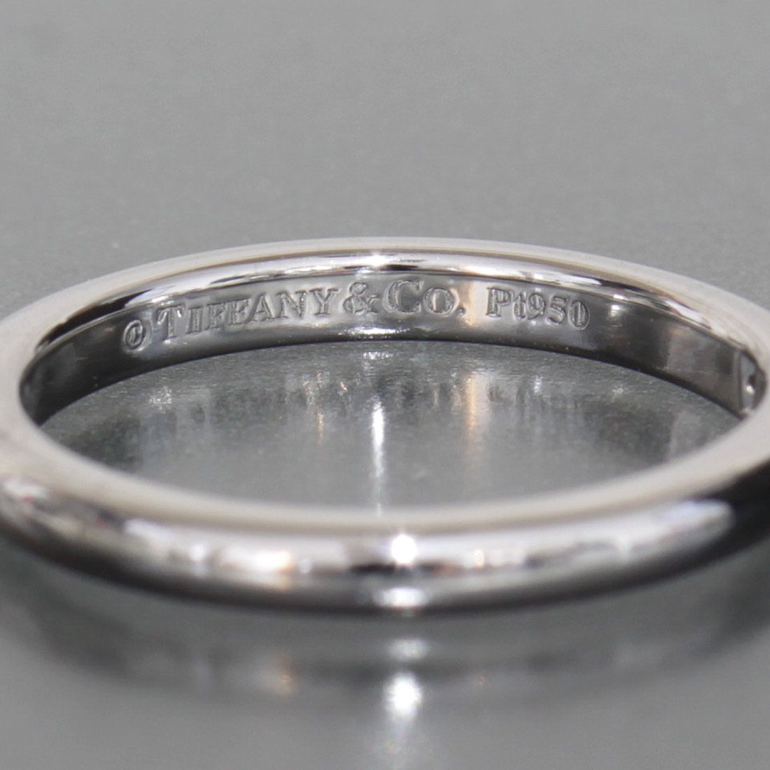 Tiffany & Co Forever Diamond Band Ring Platinum — view 3