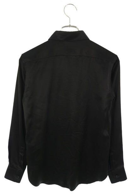 Saint Laurent Paris Silk Long Sleeve Shirt — view 2