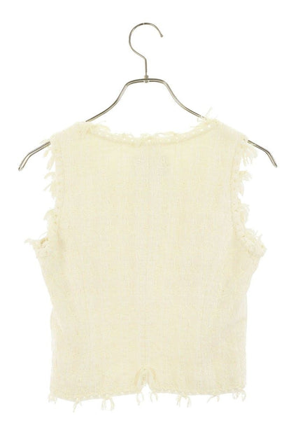 Chanel Side Zip Tweed Sleeveless Top 36 — view 2