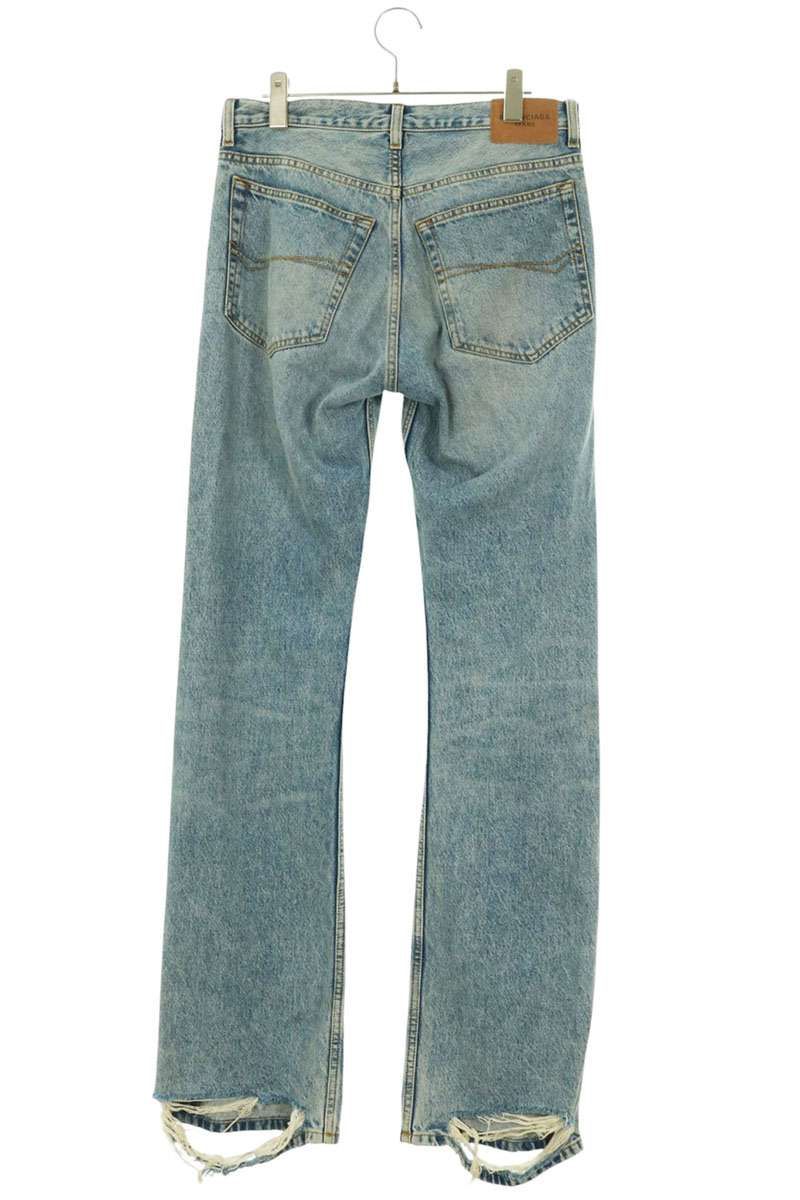 Balenciaga Low Waist Straight Denim Pants 25 — view 2