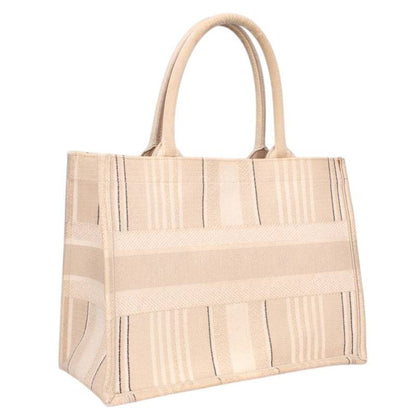 Dior Book Tote Bag Striped Canvas — view 2