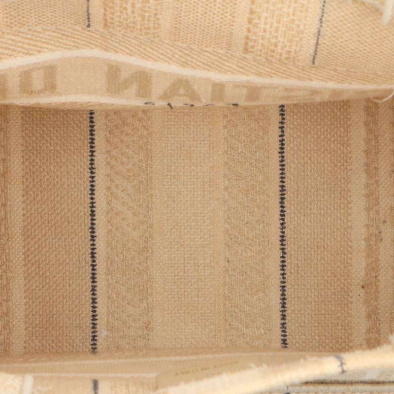 Dior Book Tote Bag Striped Canvas — view 3