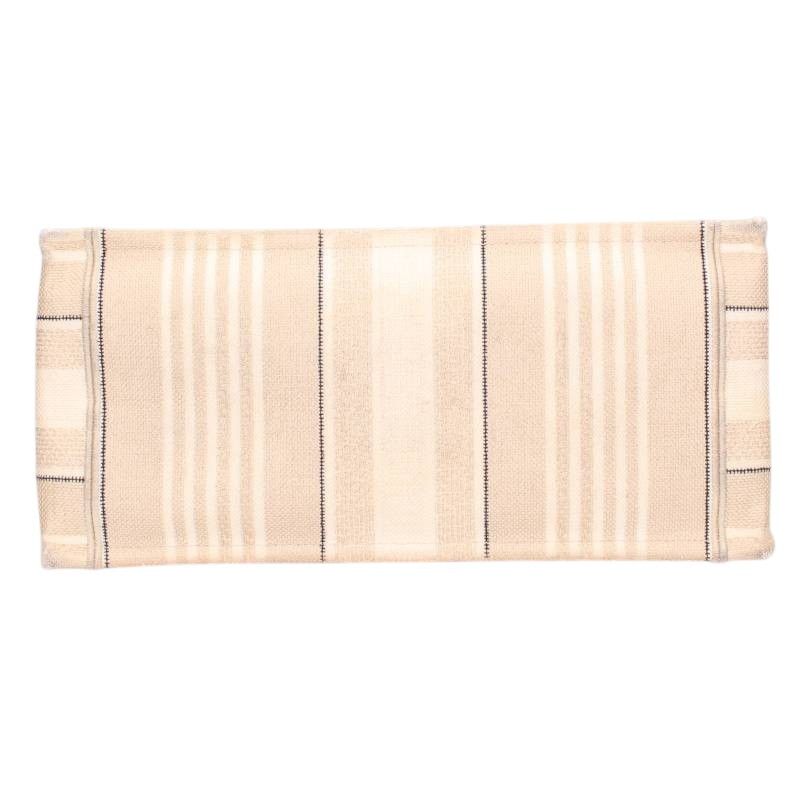 Dior Book Tote Bag Striped Canvas — view 4