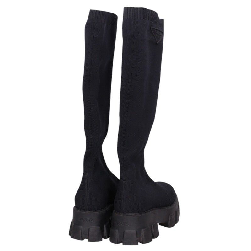 Prada Monolith Long Boots — view 2