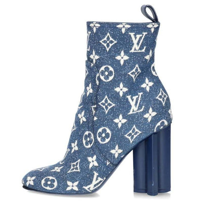 Louis Vuitton Silhouette Line Ankle Boots Monogram All Over Print