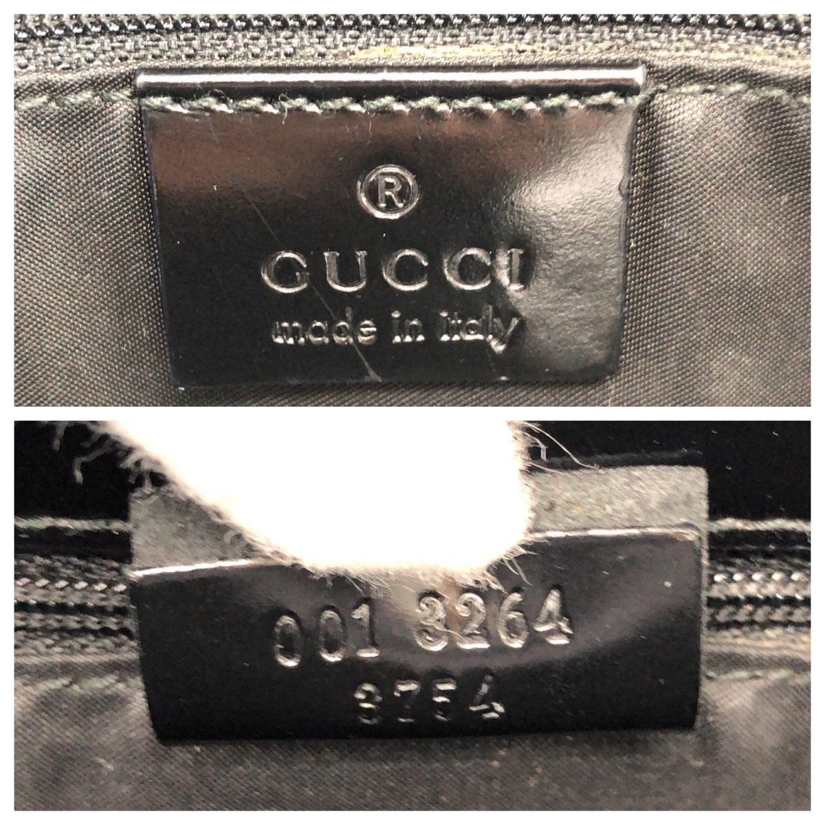 Gucci Black Silver Patent 001 Shoulder Bag — view 4