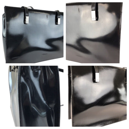 Gucci Black Silver Patent 001 Shoulder Bag — view 5