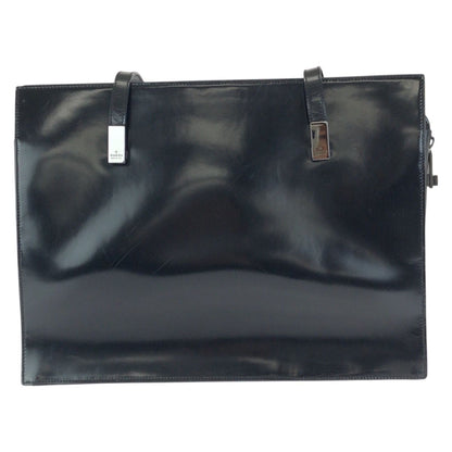 Gucci Black Silver Patent 001 Shoulder Bag — view 2