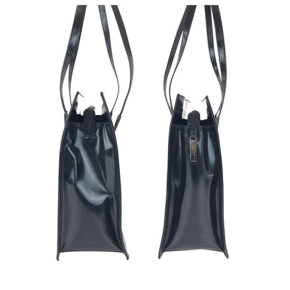 Gucci Black Silver Patent 001 Shoulder Bag — view 8