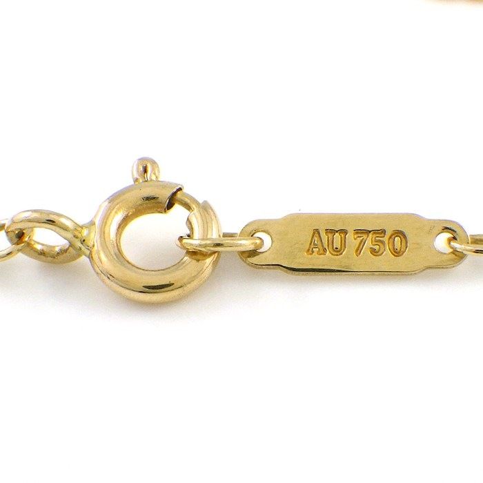 Tiffany & Co Necklace Future Round Charm Vintage 1 Point Diamond 18K Yellow Gold — view 4