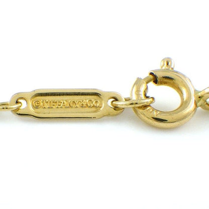 Tiffany & Co Necklace Future Round Charm Vintage 1 Point Diamond 18K Yellow Gold — view 5