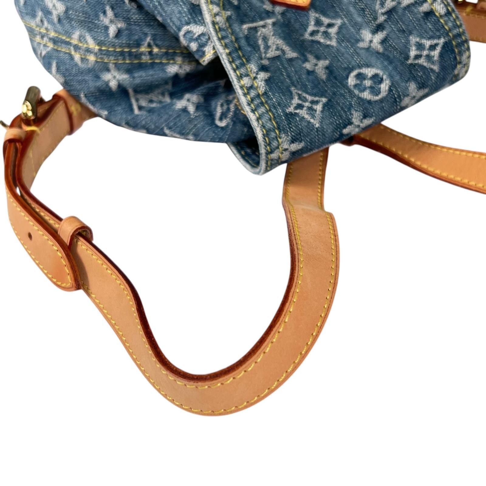 Louis Vuitton Backpack Monogram Denim Blue Sac a Dos PM — view 7