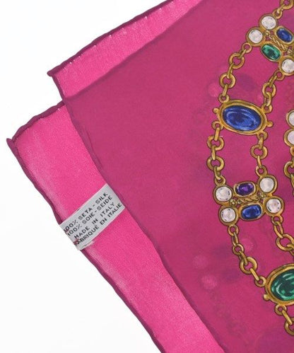 Chanel Bandana Scarf Pink — view 3