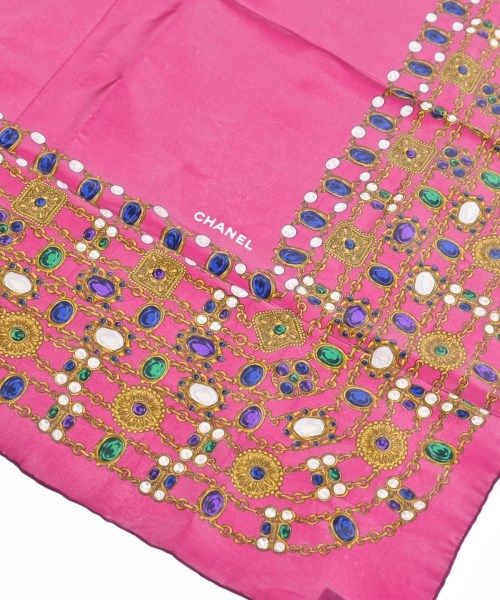 Chanel Bandana Scarf Pink — view 2