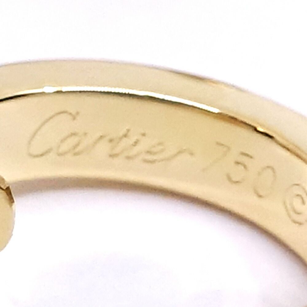 Cartier 18K Yellow Gold Mini Love Hoop Earrings SM Small — view 7