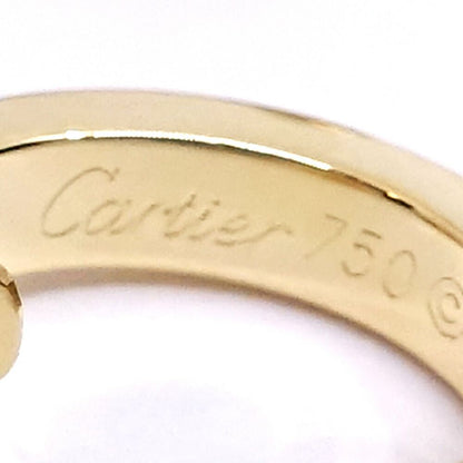 Cartier 18K Yellow Gold Mini Love Hoop Earrings SM Small — view 7