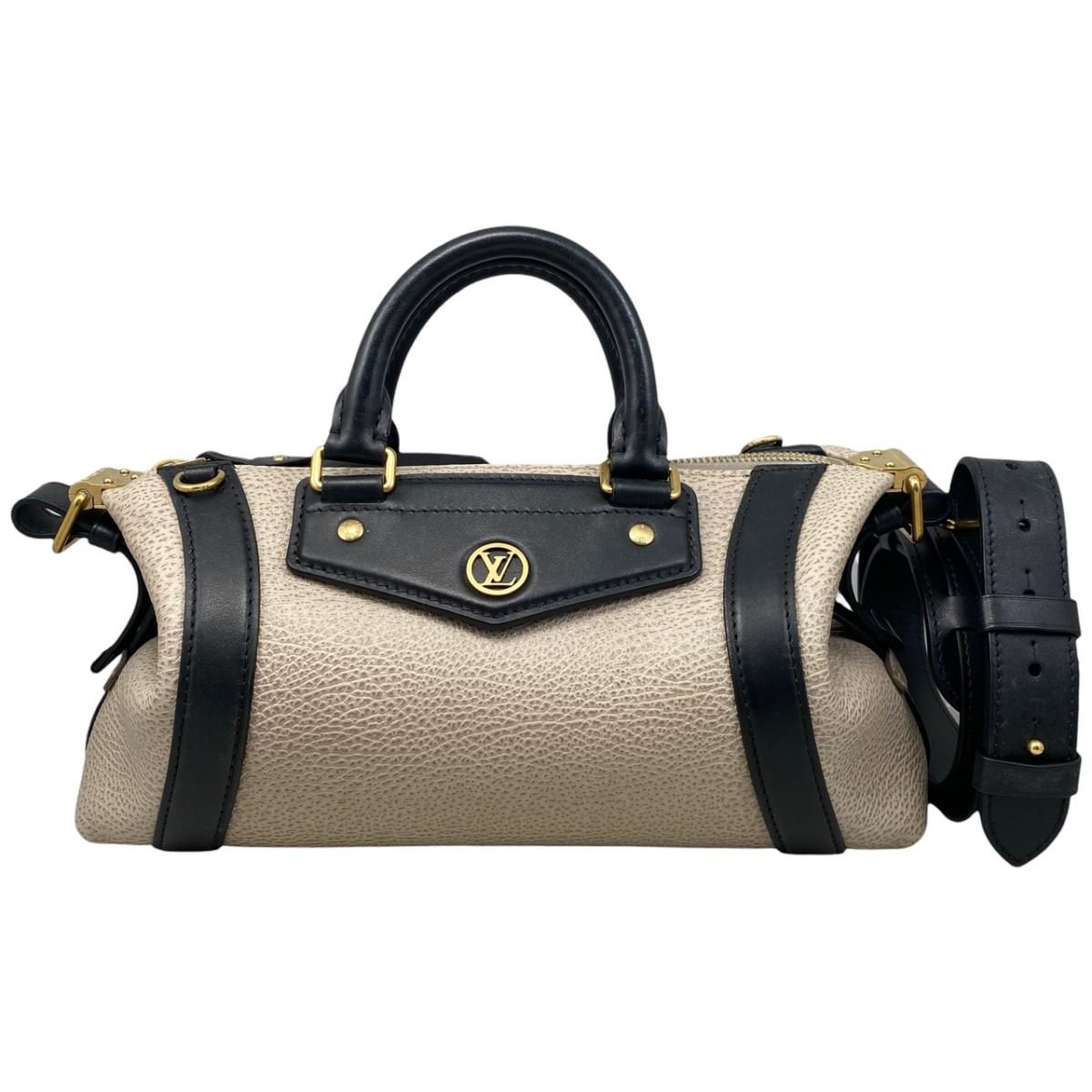 Louis Vuitton Shoulder Bag LV Biker PM Lambskin Gray Beige Black