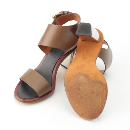 Celine Phoebe Philo Era Metal Sandals Khaki — view 5