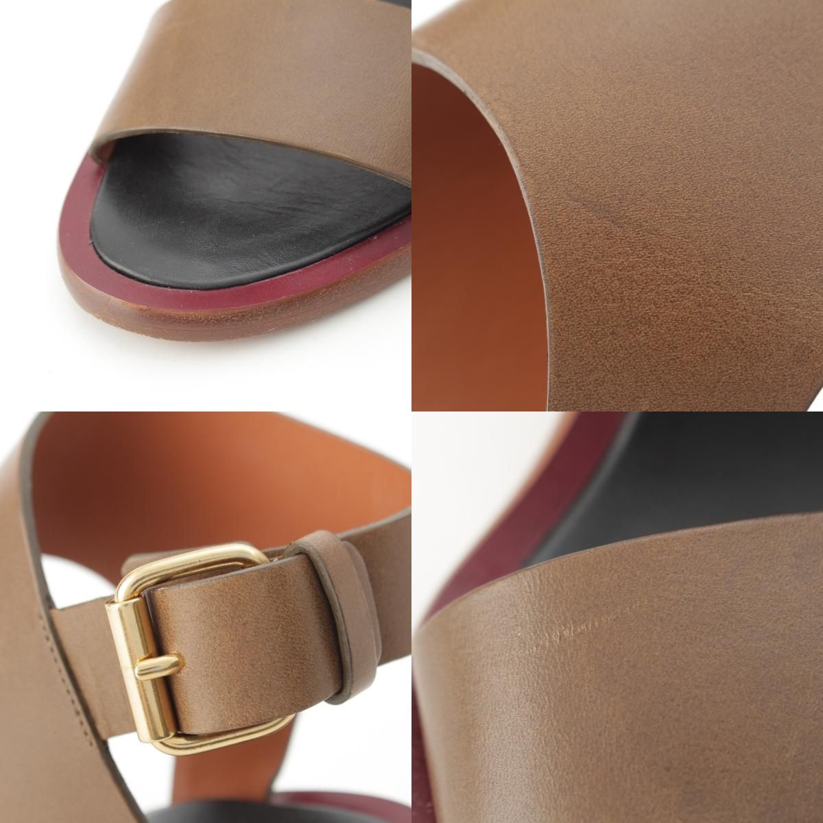 Celine Phoebe Philo Era Metal Sandals Khaki — view 8