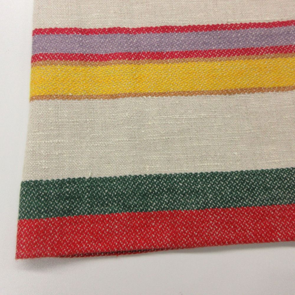Gucci Skirt 100% Linen Border Midi Length Side Zip Tight Straight Contrast — view 6